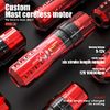 Mast Flip Rotary Machine Wireless Tattoo Pen Kit Tattoo T1 Battery Supply Power Cartridges Needles (Flip Purple Kit)