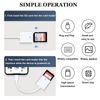 1pcs SD Card Reader for iPhone iPad,SD to USB C Adapter,USB C SD Card Reader for MicroSD/SD,2 in 1 SD/TF Camera Memory Card Compatible with iPhone/iPad/Macbook/Android Phones/Camera,Plug and Play
