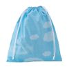 Waterproof Drawstring Bag Travel Pack Cloud Pattern Made in Japan