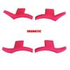 LASSUM 2 Pcs Eyeshadow Stencil Models Template Shaper Tool Eye Liner Tail Seal