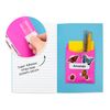 Hygloss Self-Adhesive Library Folder Pocket, 5" x 3.5", 10 Assorted Colors, 30 Count