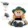 Framendino, 20 Pack Doll Eyelashes Eye Make Up for Plush Animal Making