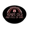 I'm 8 Years Old! 8th Birthday PopSockets Adhesive PopGrip
