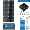 eSOLAR-100W 12V Mono Flexible Solar Panel W/20A Controller For Car Phone Charge