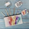 12 Pack Canvas Makeup Bags DIY Craft Blank Zipper Bulk Multipurpose Cosmetic Travel Toiletry Bag DIY Craft Blank Zipper Bulk Multipurpose Cosmetic Travel Toiletry Bag,Multicolored Zippers
