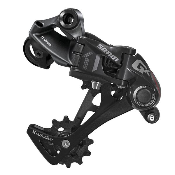 SRAM GX Rear Derailleur - 11 Speed, Long Cage, Red, 1x, With Clutch