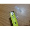 100 New empty tiny semi Clear  cap   Plastic Container craft  tubitos contenedor