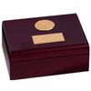 Matte Finish Rosewood Golf Ball Box, Keepsake Box