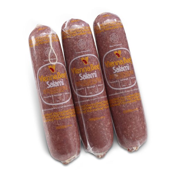 Vienna® Beef Soft Salami 2 Lbs. each (3 Pack)