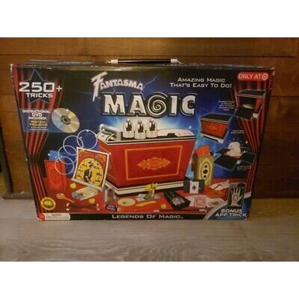 Fantasma Magic 250+ Tricks.  Magic Trick Kit With Instructional DVD. Legends