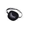 Black Eyepatch Eyelash Monocular Eyepatch Silk Adjustable Concave Single Patch Recovery Eye Patch for Adults