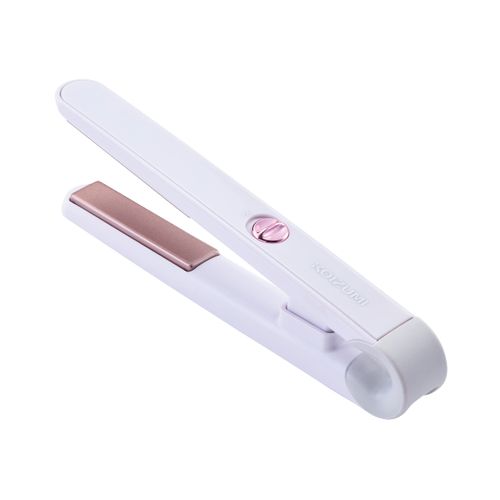Koizumi KHS-8540/P Hair Iron, Mobile Straightening Iron, USB Powered, Overseas Compatible, Pink