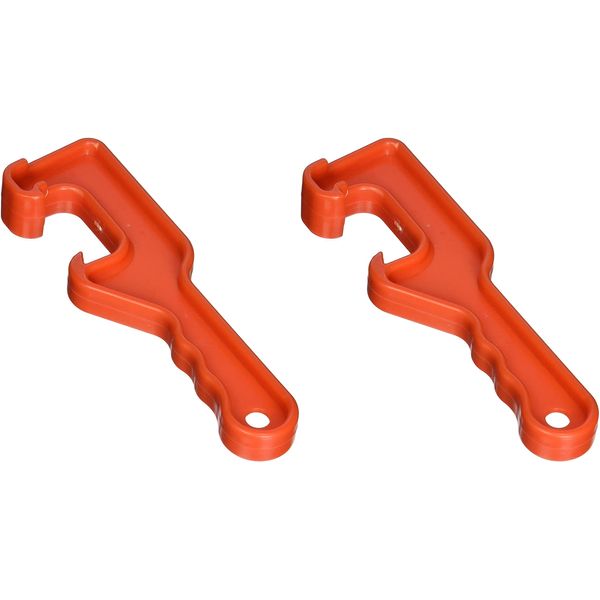 Linzer 5425 Plastic 5-Gallon Paint Can Opener, Orange (Large (2 Pack))