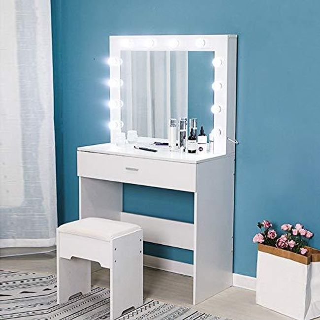 Makeup Cabinet Makeup Storage Cabinet Cosmetics Makeup Organizer Drawers  Storage Display Boxes Case for Makeup Vanity Dressing Table, Girls Vanity