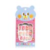 144 x Kids False Nails Pre-Glued 12 Individual Boxes Cute Designs & Colours (12 Sets)