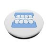 Funny Crooked Teeth PopSockets Adhesive PopGrip