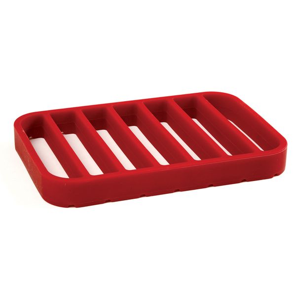Norpro, Red Rectangle Silicone Roasting Rack, 1 EA