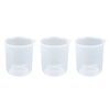 Antrader Kitchen PP Measuring Cup Scientific Plastic Graduated Beaker Transparent 500ml, 3-Pack