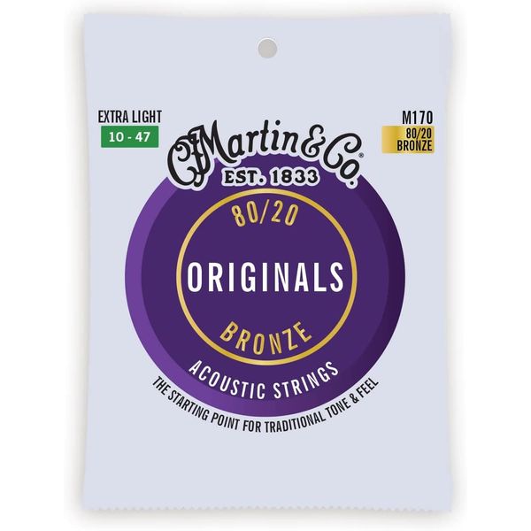 Martin M170 Extra Light 10-47 Acoustic Guitar String