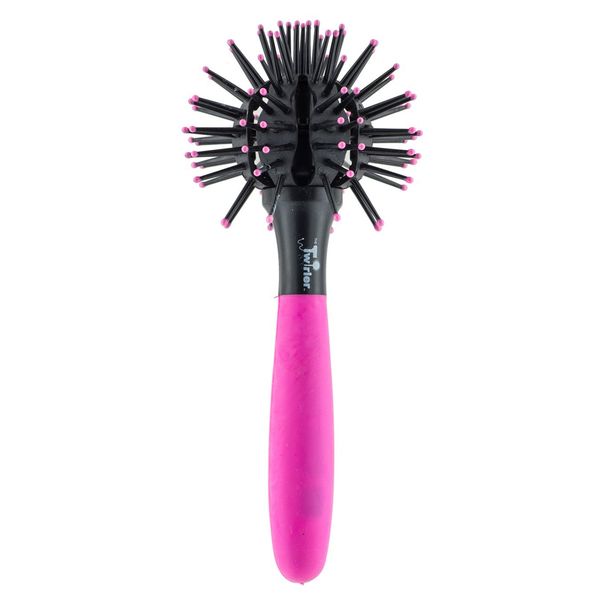 The Twirler Ball Brush, Neon Pink, Small