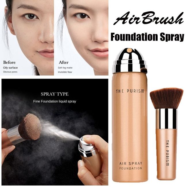 AirBrush Foundation Spray Silky Foundation Mist Smooth Creamy 2023