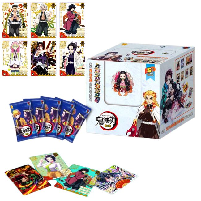 Anime Cards CCG Collectible Booster Card Box Trading Playing TCG Boosted Packs Photocards Fan Gift Set (2-5)