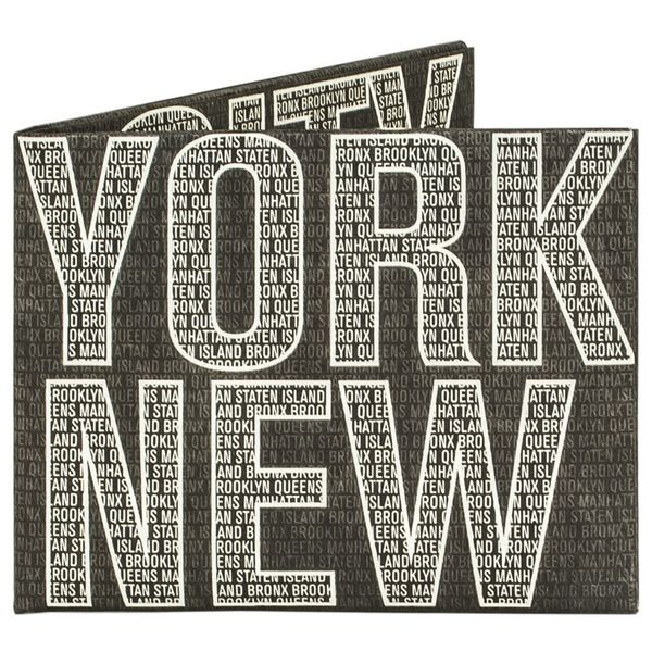 New York City pattern paper wallet lightweight paper wallet