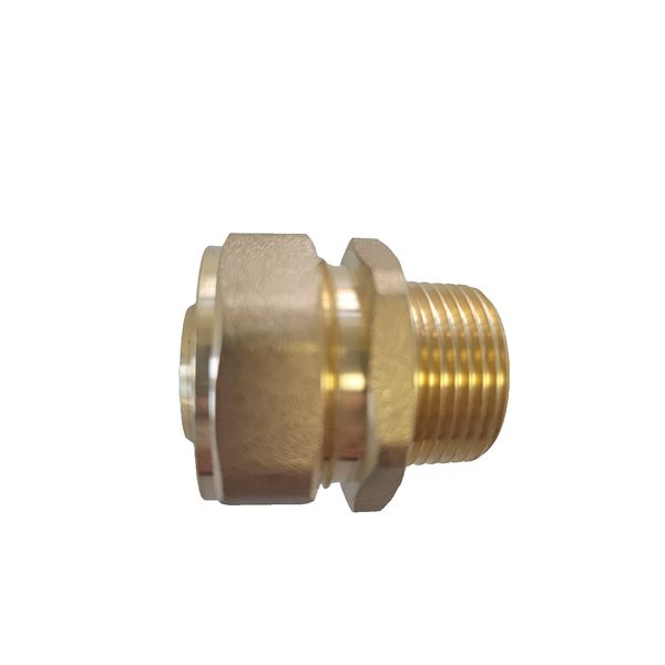 Compression fitting 3/4" X 3/4" MPT PexWorx Pex Al Pex Kitec
