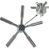 5 Spoke Safe Handle Replacement for Most Gun Safe Depository Safes Home box