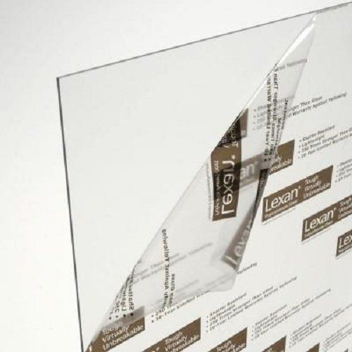 Sibe-R-Plastics Supply - .020 Clear Lexan Sheet, 11.5" x 13" (1 Sheet)