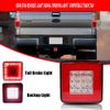 LED Run Brake Reverse Towing Hitch Cover Light For Class III 2" Trailer Receiver