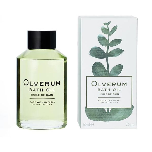 Olverum Bath Oil – Luxury Muscle Soothing Bath Oil – Highly Concentrated Blend of Pure Essential Oils – Best Relaxing Bath Oil Women and Men – Natural Vegan Green Wellness (60ML)