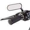Motorcycle Mini Oval Mirrors Black For Harley Touring Road Glide Softail Custom