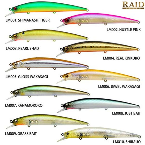 Raid Japan LEVEL MINNOW 011. Crown (LM011-CLOWN)