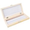 Microscope Slide Storage Box, Wooden Microslide Box, Holds 50 Place Prepared Microscope Slide Set Case