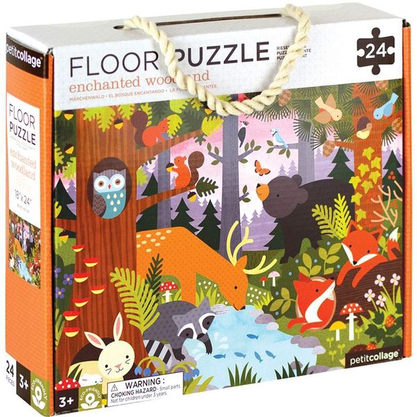 Petit Collage Floor Puzzle | Enchanted Woodland