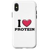 iPhone X/XS I Love Protein Funny Gym Workout Case