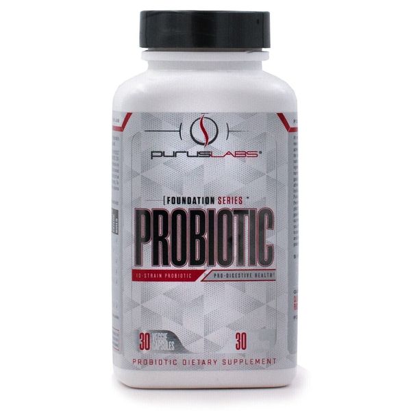 Purus Labs 10 Strain Probiotic Digestion and Immune Support - 30 Capsules