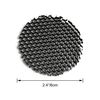 Kiven Led Light Cover,Lampshade Diffuser Black Aluminium Diffuser,2.4 in Round Diffuser, LED Light Blocking Stickers for Recessed Light/Can Light, Spotlight