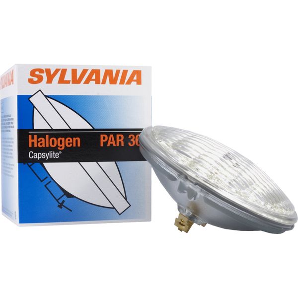 SYLVANIA CAPSYLITE PAR36 Landscape Lighting - 55091 Tungsten Halogen Wide Flood Screw Terminal and Spade Connector Base, 36-Watt 12-Volt, (1 Pack)