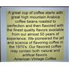 Viennese Cinnamon Whole Bean Dessert Coffee Roasted Medium Bold 10oz