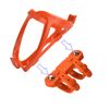 zonkie Bike Bottle Cage Mounting Base (Orange)