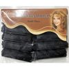 Annie Silky Satin Foam Rollers #1244, 12 Count Black Small 5/8 Inch (2 Pack)
