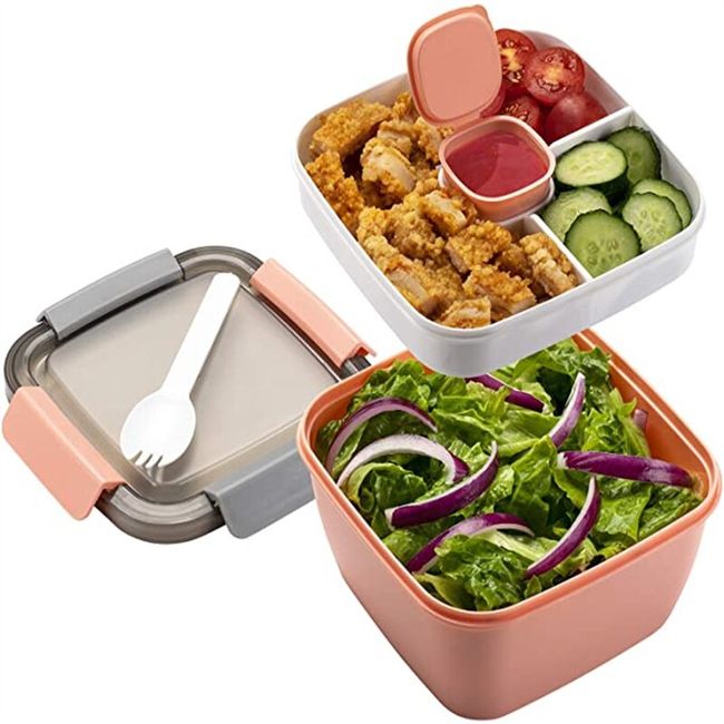 Bottle Salad Container For Lunch Carry To Go Bottle-Shaped Salad Container  As Lunch Bento Salad Bowl Bottle Cup Salad Box Food