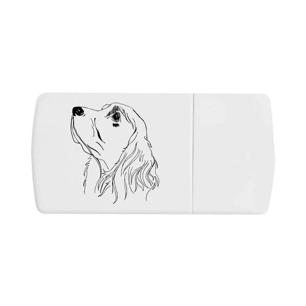 'Cocker Spaniel' Pill Box with Tablet Splitter (PI00000522)