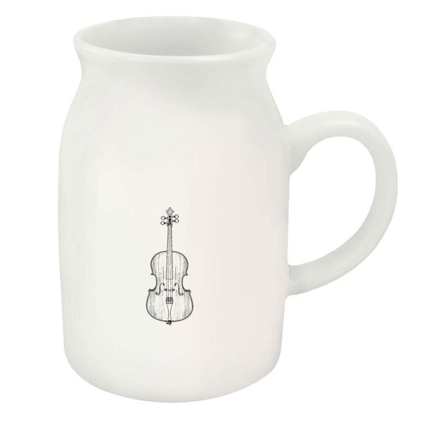 300ml 'Cello Instrument' Ceramic Milk Jug (MJ00016792)
