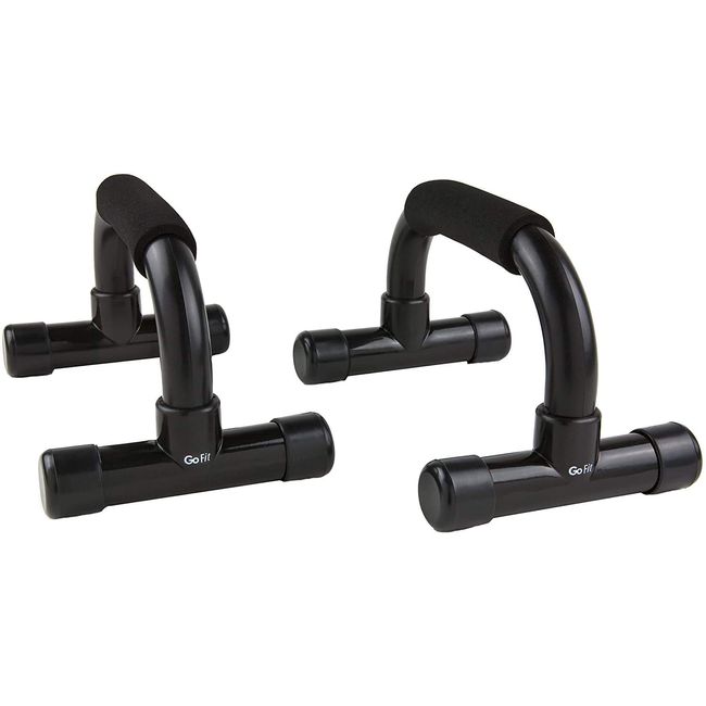 Portable, Comfortable Push Up Bars - GoFit Workout Stands with Ergonamic Handles for Floor Workouts