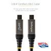 StarTech 1M USB C Cable With 100W Power Delivery - USB C To USB C Dp Charging Cord