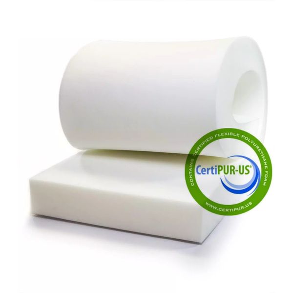 HIGH DENSITY-FOAM CUSHION (MEDIUM FIRM PLUS) 3"x22"x80" (1836) Foam Sheet