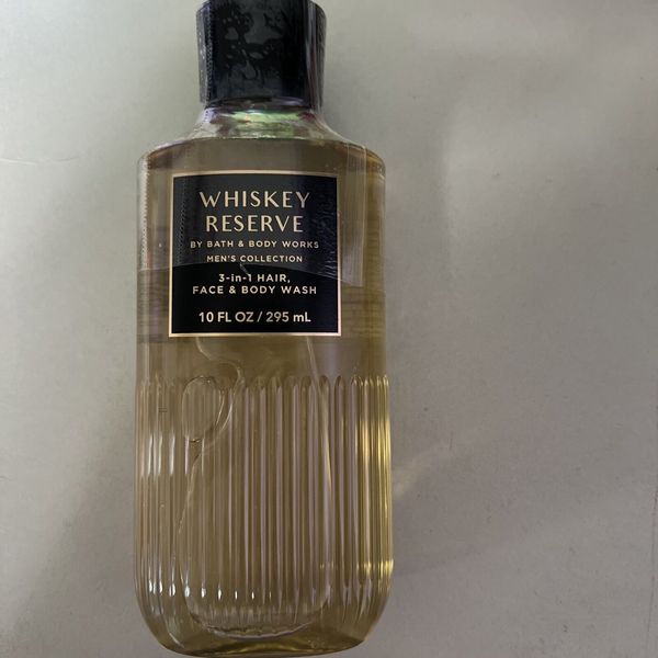 BATH & BODY WORKS WHISKEY RESERVE MEN'S COLLECTION 3 IN 1 HAIR FACE BODY WASH